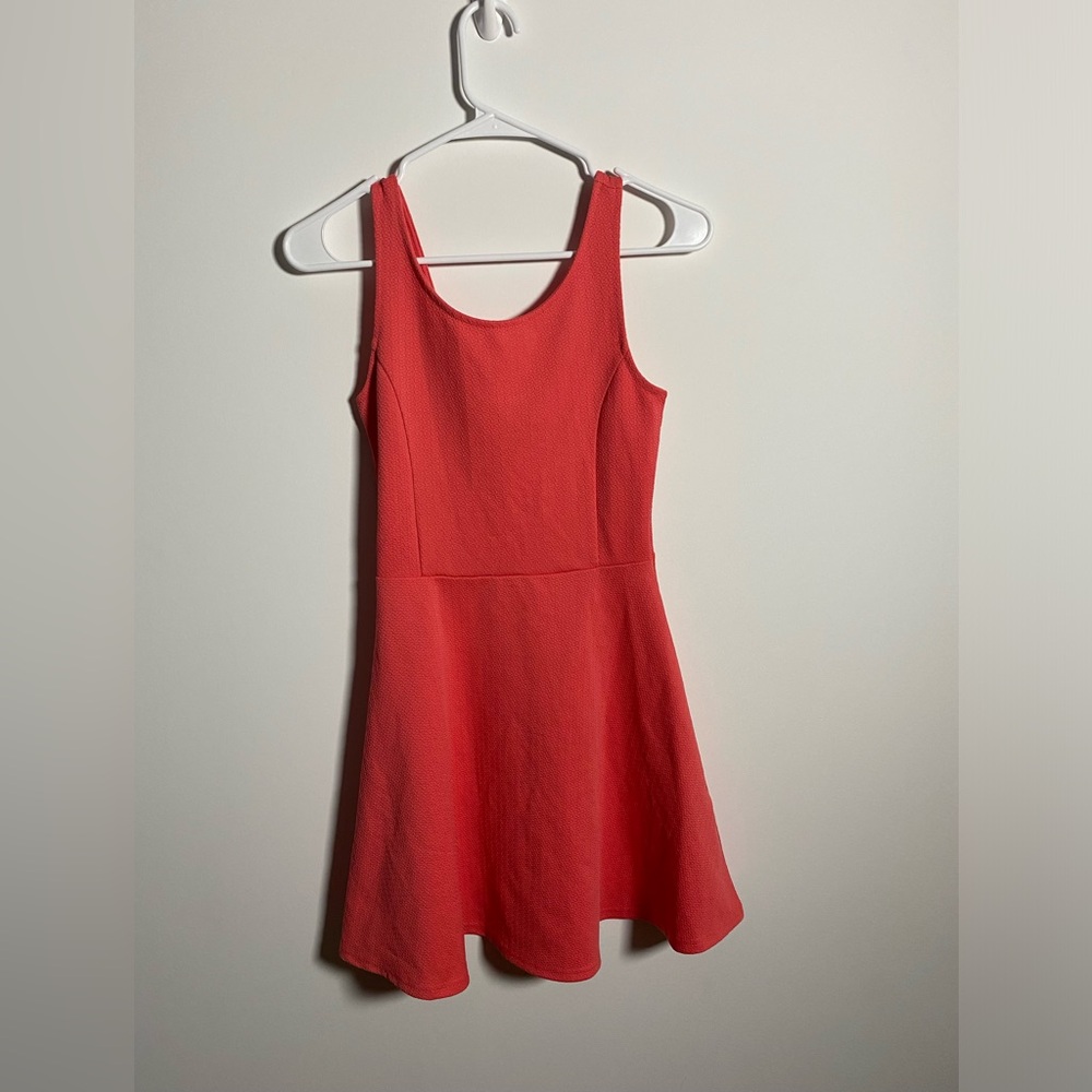 DIVIDED H&M Elegant Coral Sleeveless Dress